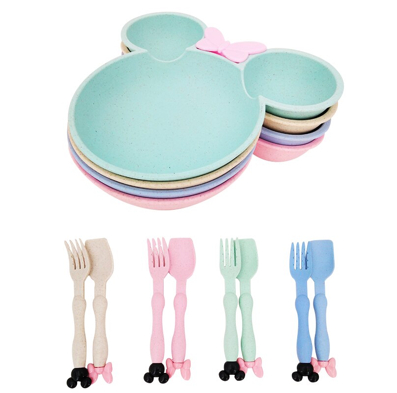 Cartoon Tableware Set, 3 Pcs