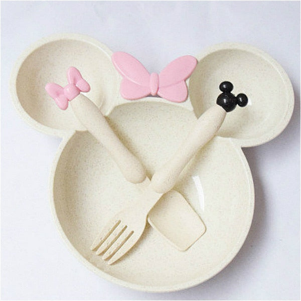Cartoon Tableware Set, 3 Pcs