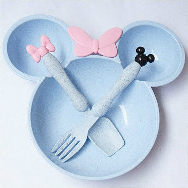 Cartoon Tableware Set, 3 Pcs
