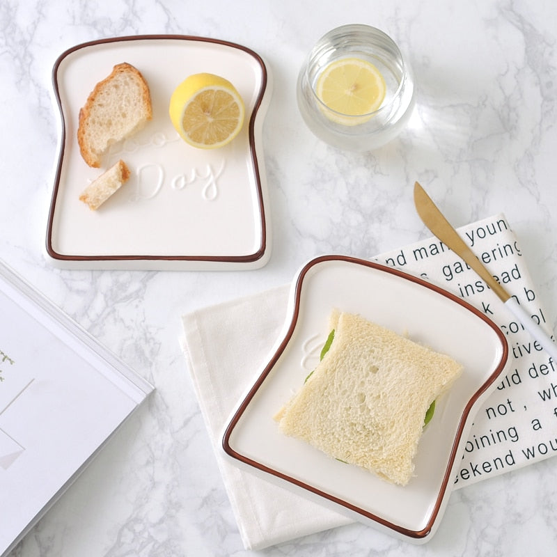 Toast Shaped Plate