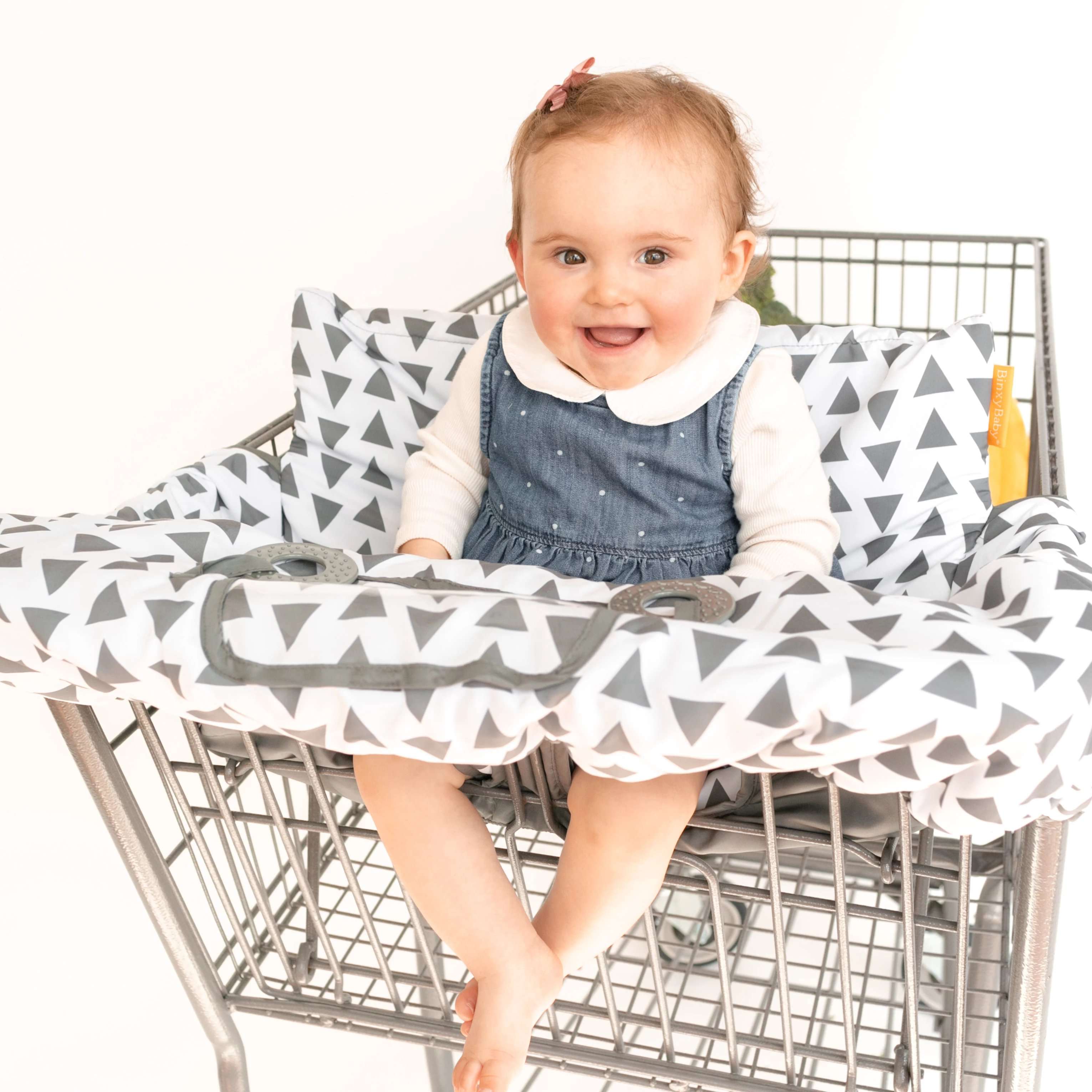 Baby Shopping Cart Cover | Triangles