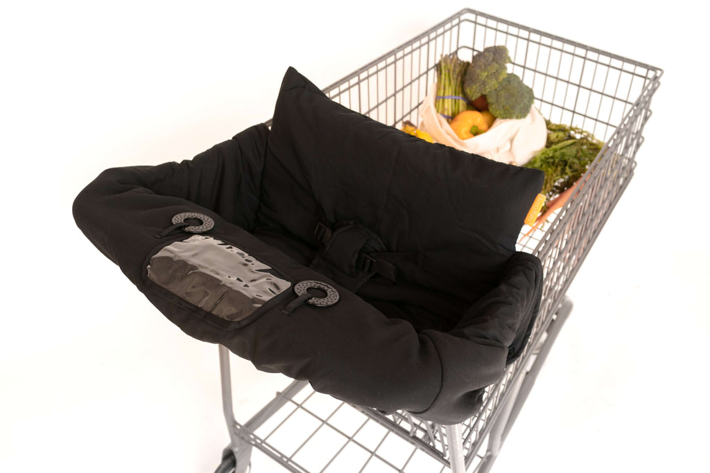 Baby Shopping Cart Cover | Black Fabric