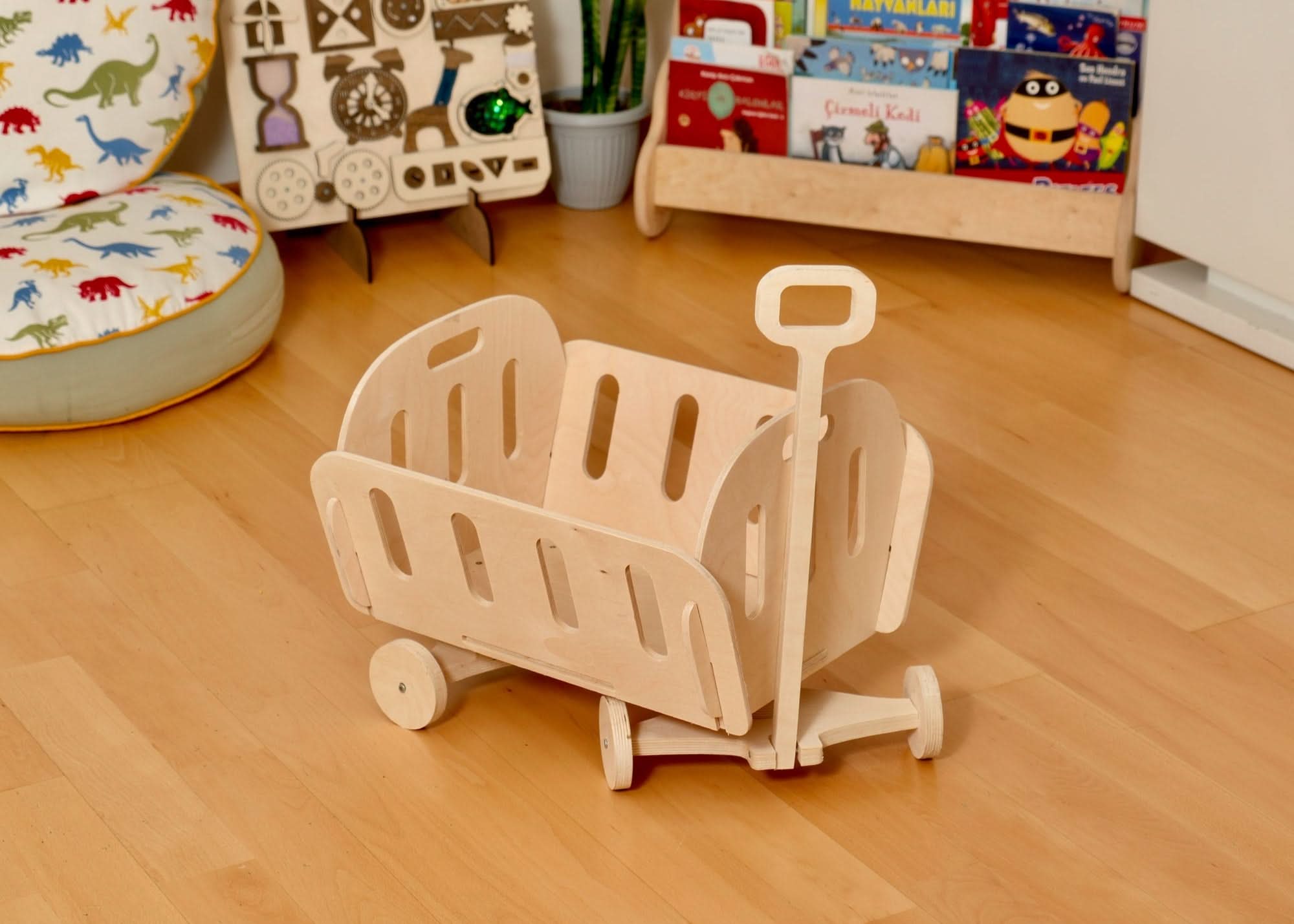 Montessori Toy Storage: Eco-Friendly Nursery & Playroom Chest