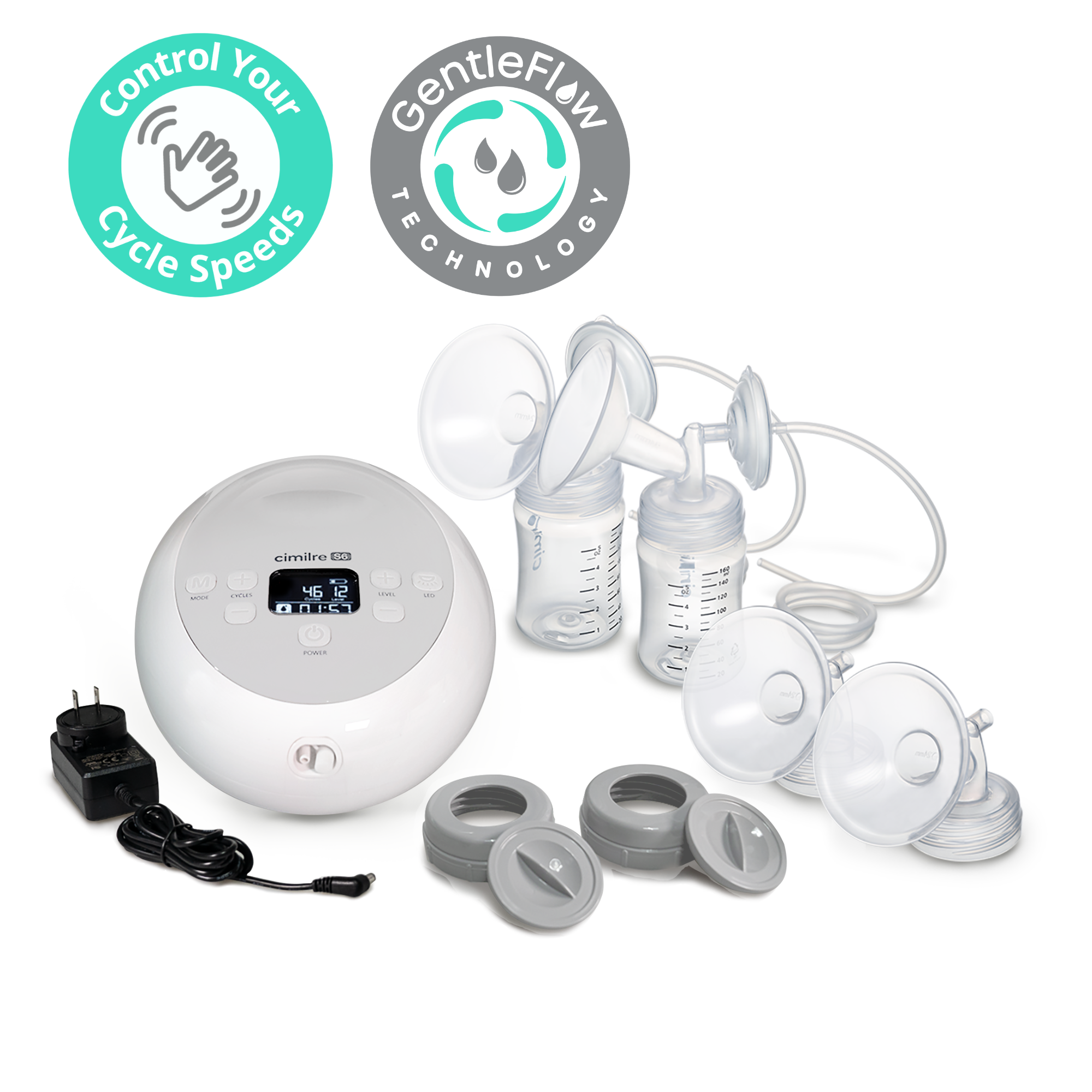 S6 Adjustable Double Electric Breast Pump