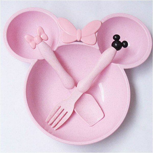 Cartoon Tableware Set, 3 Pcs